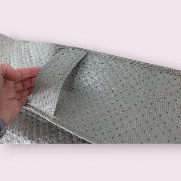 Onlyeasy Flexible Fabric Shoe Under The Bed Storage Box Clear Plastic Zip Cover - Picture 6 of 8